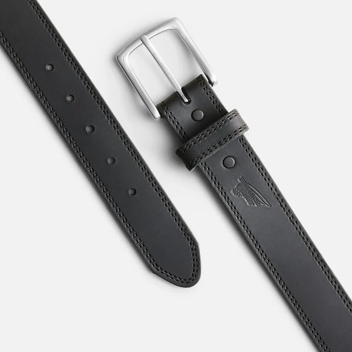 Basic Work Leather Belt Men's Belt in Black Frontenac Leather