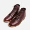 Beckman Men's 6-inch boot in Black Cherry Excalibur Leather