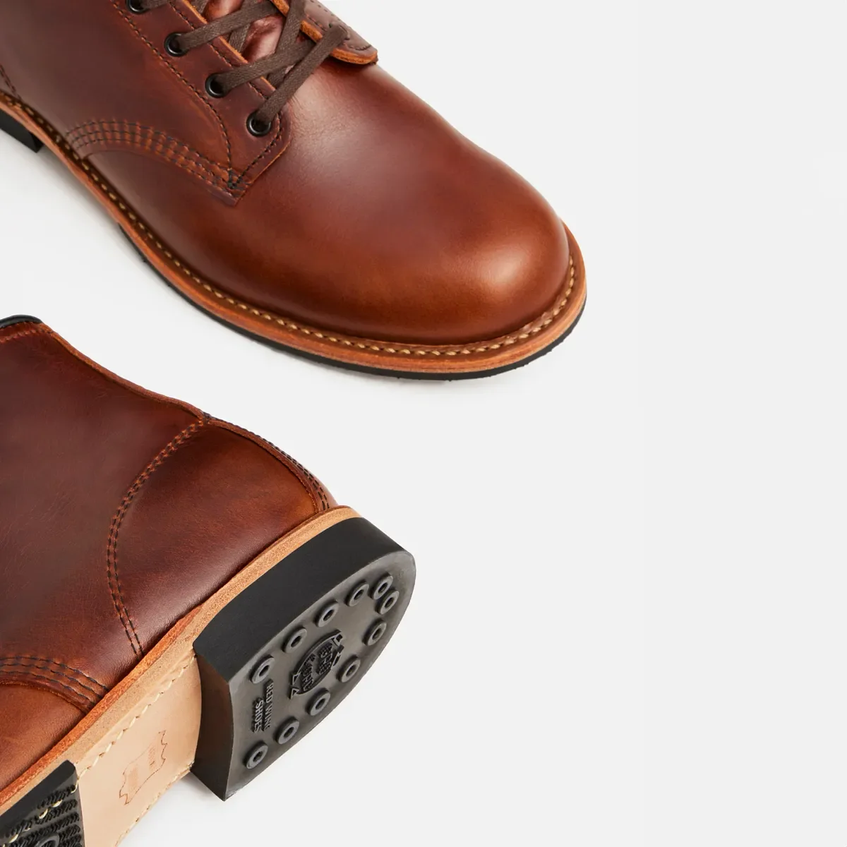 Beckman Men's 6-Inch Boot in Cigar Excalibur Leather