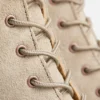 Clara Women's Heeled Boot in White Sand Mohave Leather