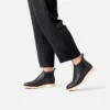 Classic Chelsea Women's Short Boot in Black Boundary Leather