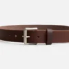 Classic Heritage Leather Belt Men's Belt in Amber Pioneer Leather