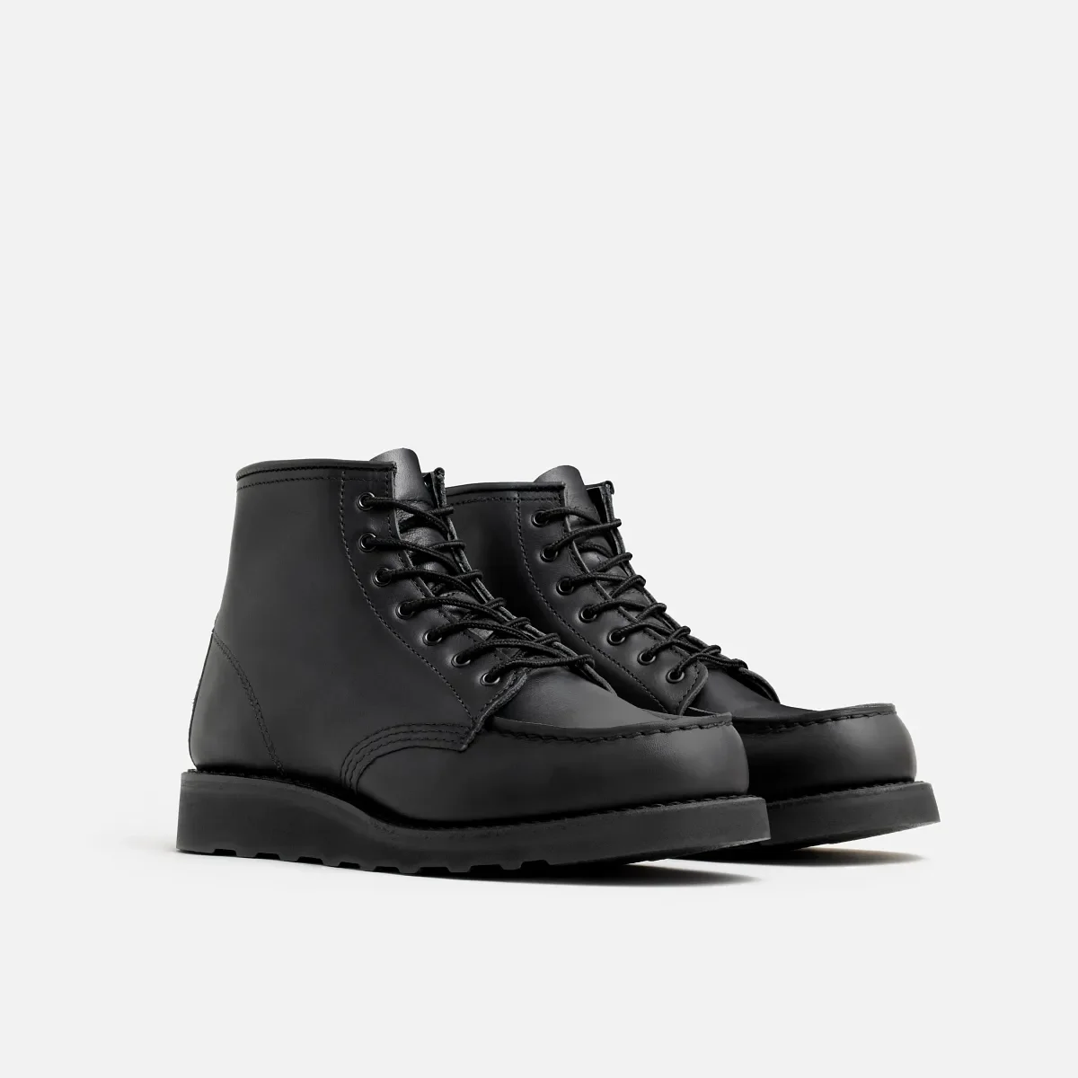 Classic Moc® Women's Short Boot in Black Boundary Leather