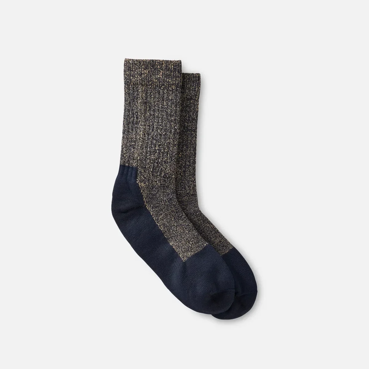Deep Toe-Capped Crew Socks Unisex Deep Toe-Capped Crew Sock in Navy