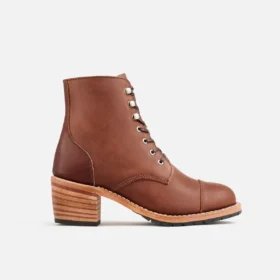 Eileen Women's Heeled Boot in Amber Harness
