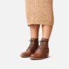 Eileen Women's Heeled Boot in Amber Harness