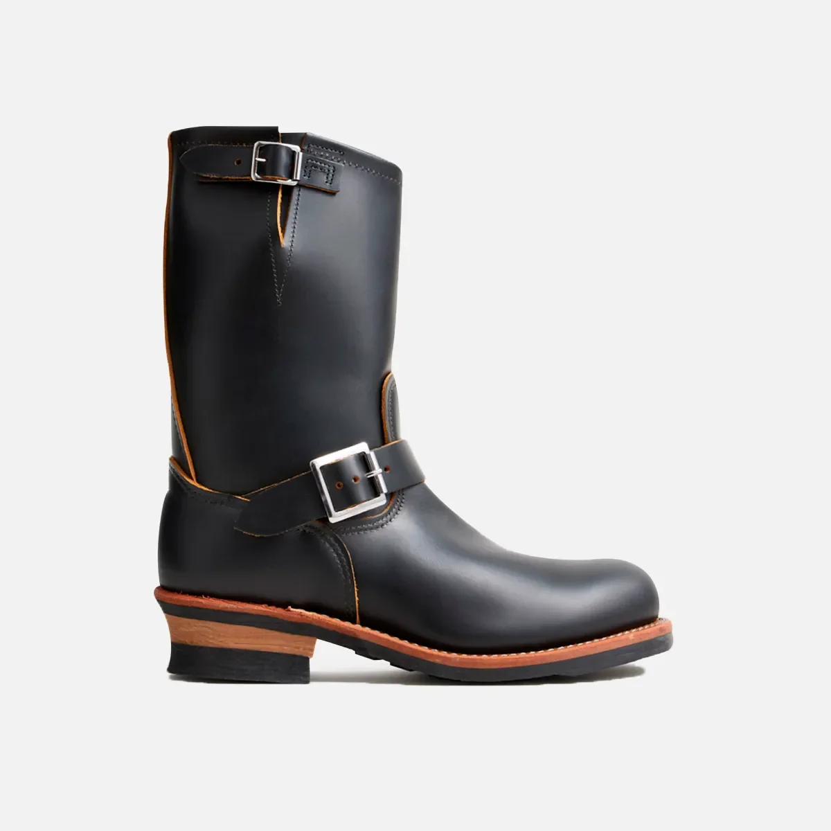 Engineer Men's Engineer in Black Klondike Leather