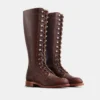 Gloria Women's Tall Boot in Mahogany Oro-iginal Leather