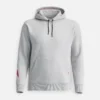 Hoodie with Sleeve Print Men's Hoodie in Light Heather Gray