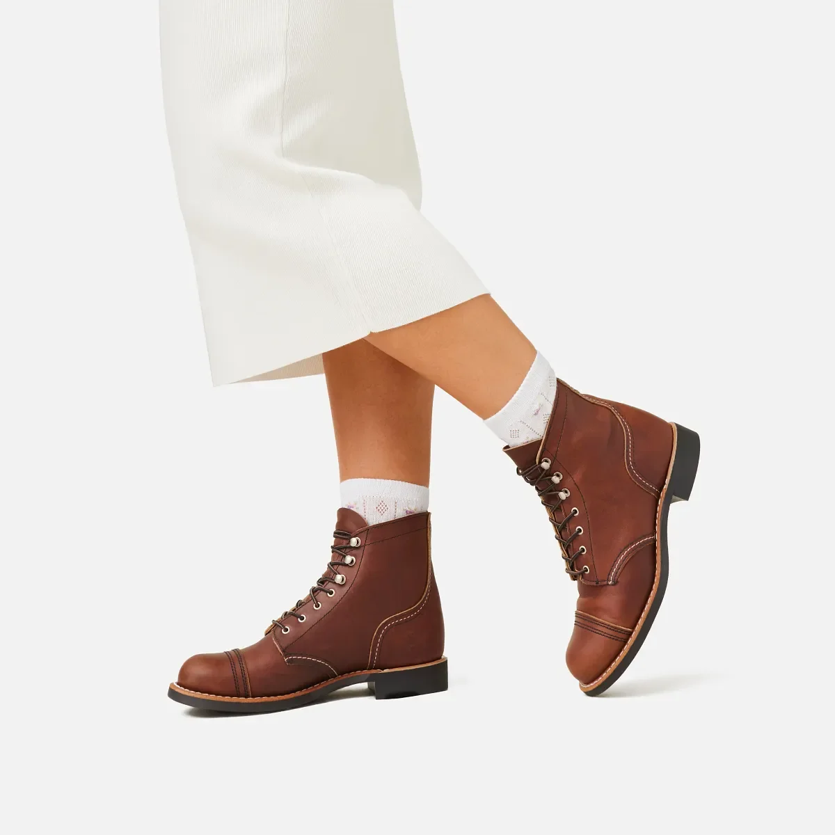Iron Ranger® Women's Short Boot in Amber Harness Leather