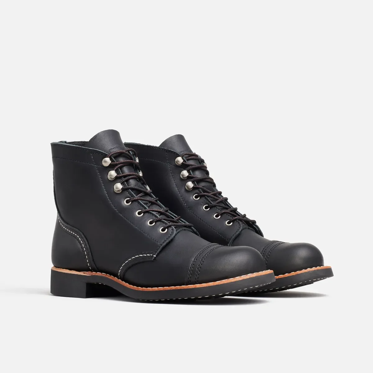 Iron Ranger® Women's Short Boot in Black Boundary Leather