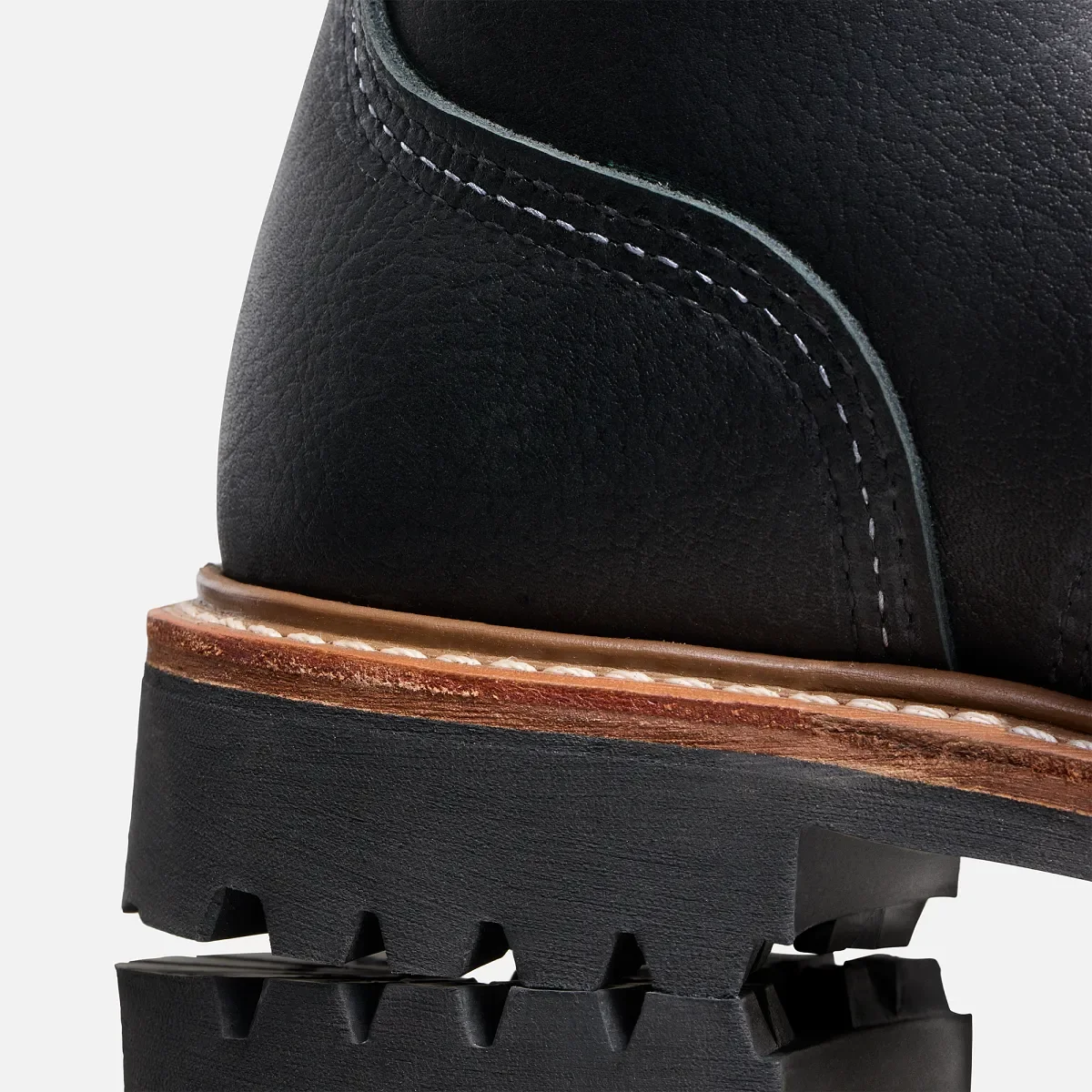 Logger Men's Logger in Black Oil Slick Leather