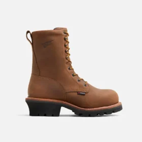 LoggerMax Men's 9-inch Waterproof, Insulated Safety Toe Boot