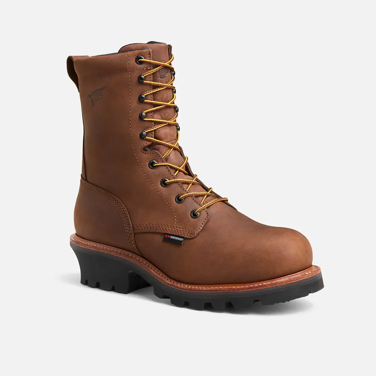 LoggerMax Men's 9-inch Waterproof Safety Toe Boot