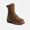 LoggerMax Men's 9-inch Waterproof, Safety Toe Logger Boot