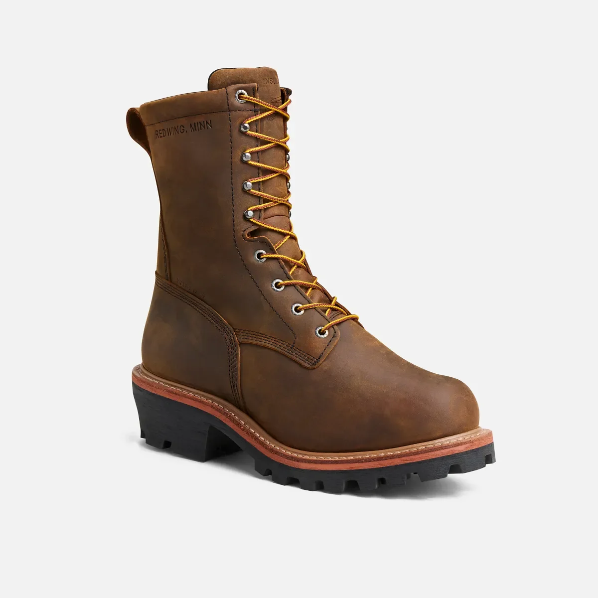 LoggerMax Men's 9-inch Waterproof, Safety Toe Logger Boot