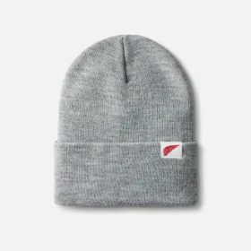 Logo Knit Beanie Logo Knit Beanie in Light Gray Heather