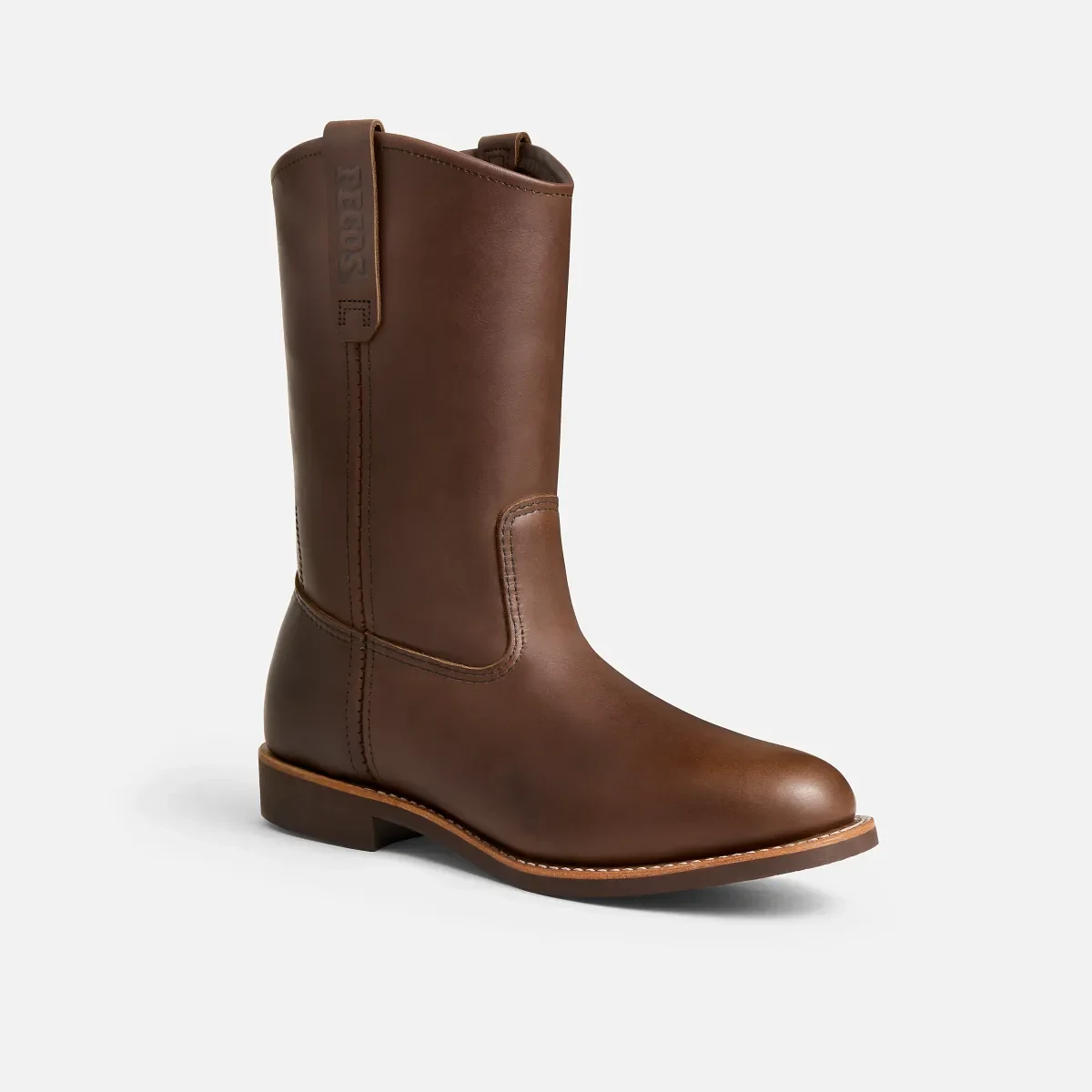 NailSeat Men's 11-inch Soft Toe Pull-On Boot