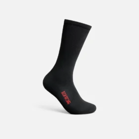 Nilit™ Breeze Cooling Light Weight Crew Unisex Breeze Nylon Crew Sock in Black