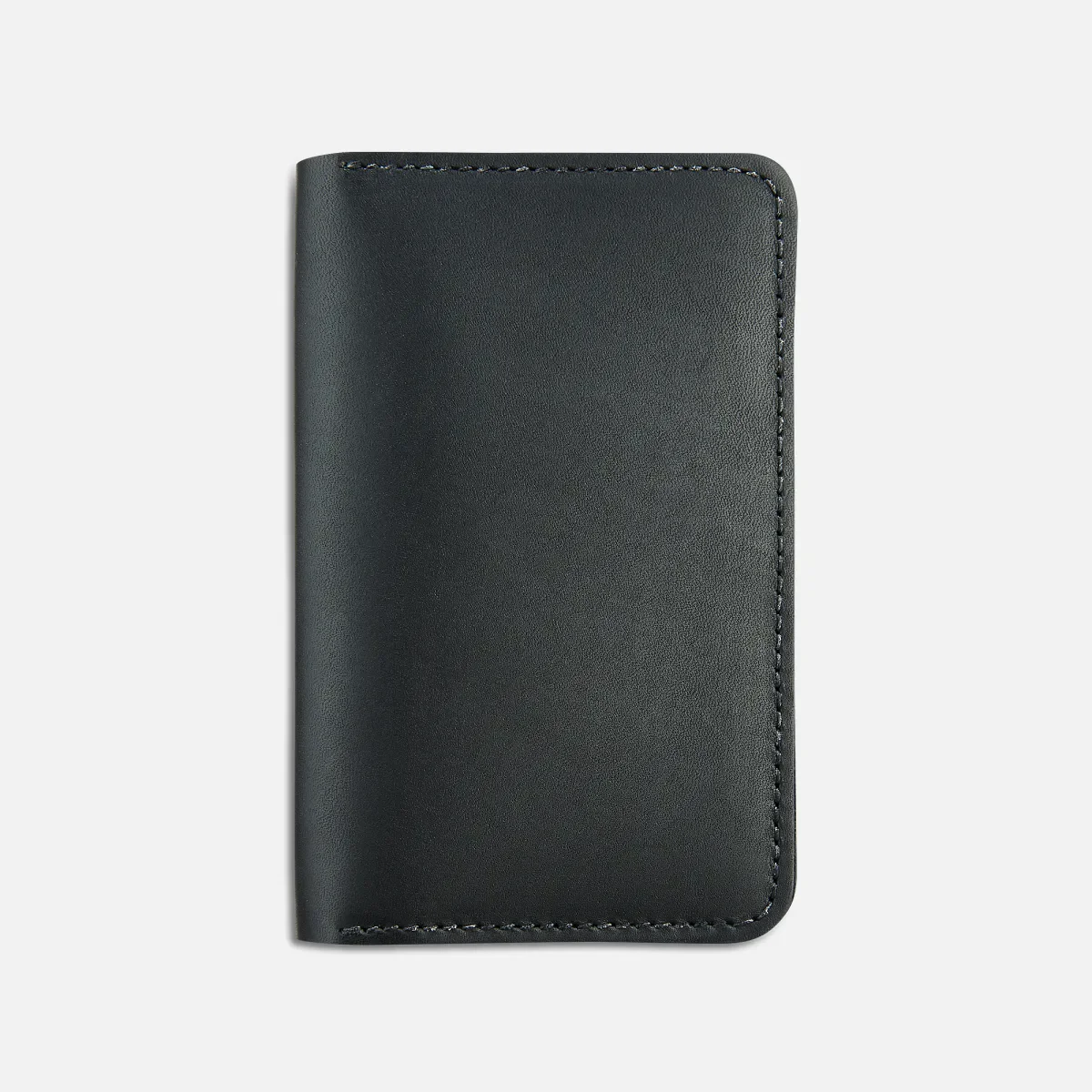 Passport Wallet Unisex Wallet in Black Frontier Leather