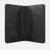 Passport Wallet Unisex Wallet in Black Frontier Leather