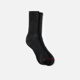 Performance Work Medium Weight Crew Unisex Acrylic Blend Crew Sock in Black