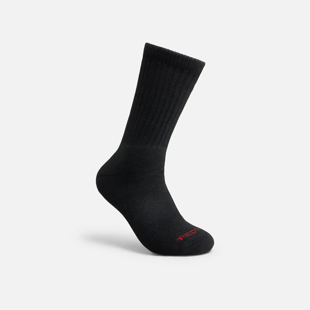 Performance Work Medium Weight Crew Unisex Acrylic Blend Crew Sock in Black