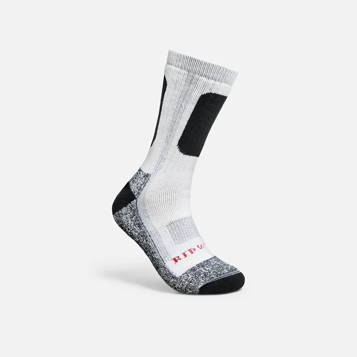 Performance Work Medium Weight Crew Unisex Performance Crew Sock in White