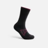 Performance Work Women's Light Weight Crew Unisex CoolMax® Blend Crew Sock in Black