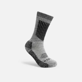 Premium Thermal Heavy Weight Mid-Calf Unisex Merino Wool Blend Mid-Calf sock in Black