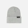 Shaniko Wool Rib Hat Unisex Wool Hat in Heather Gray