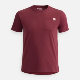 Short Sleeve Pocket T-Shirt Men's Short Sleeve T-Shirt in Burgundy