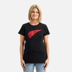 Short Sleeve Wing T-Shirt Women’s Short Sleeve T-Shirt in Black