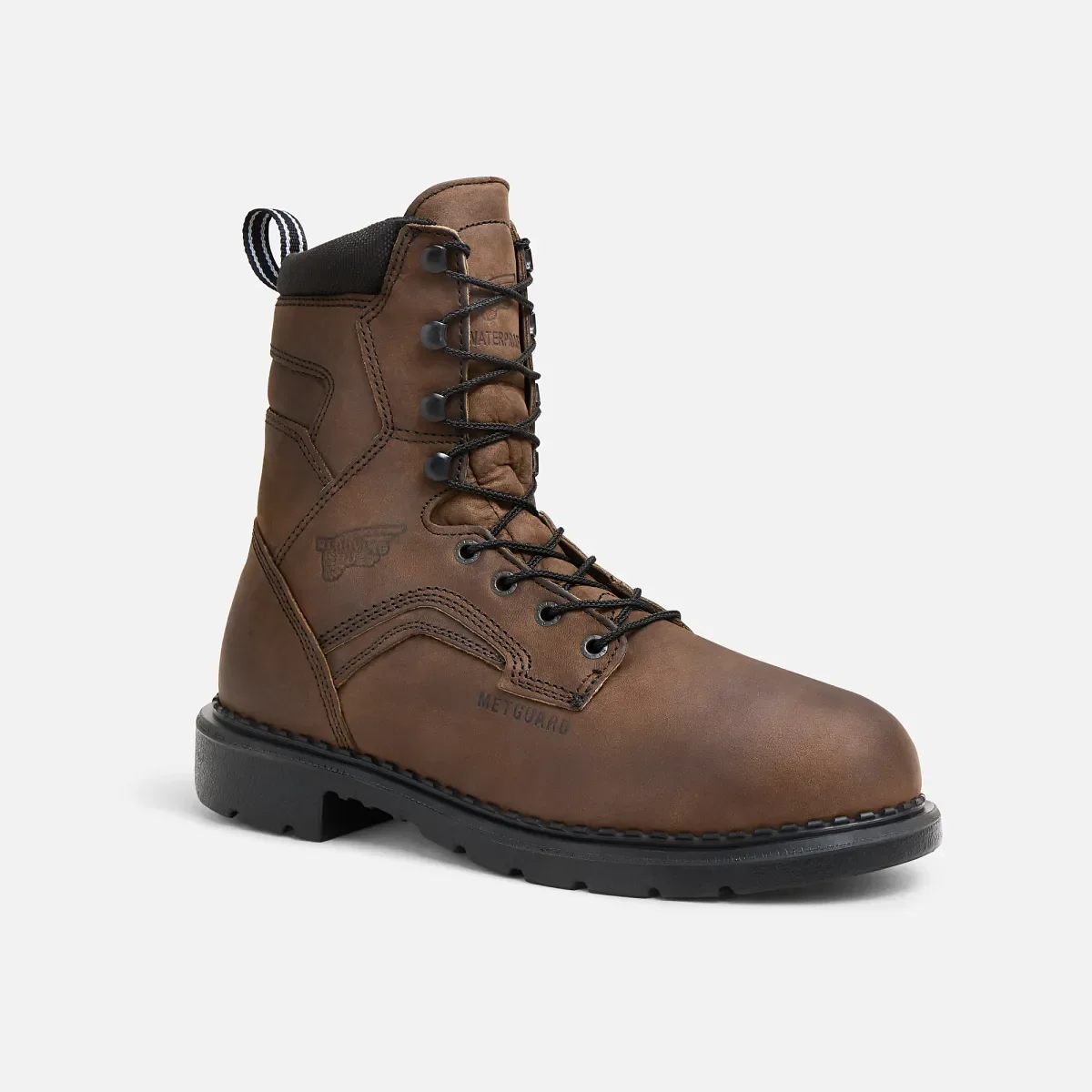 SuperSole® Men's 8-inch Waterproof Safety Toe Metguard Boot