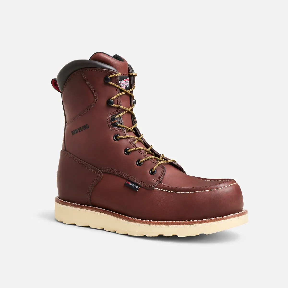 Traction Tred Men's 8-inch Waterproof Soft Toe Boot